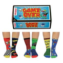 Game Over Oddsocks Socken in 30,5-39 im 6er Set - Strumpf von United Oddsocks