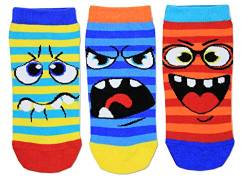 Gesichter Füßlinge Oddsocks Socken in 30,5-38,5 im 3er Set - Strumpf von United Oddsocks