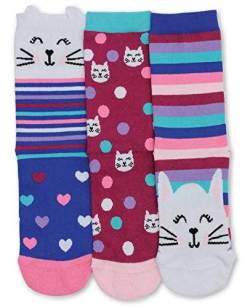 Katzen Oddsocks Socken in 30,5-38,5 im 3er Set - Kätzchen Oddsocks Strumpf von United Oddsocks