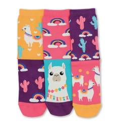 Lama und Kakteen Oddsocks Socken in 37-42 im 3er Set - Alpaka Oddsocks Strumpf von United Oddsocks