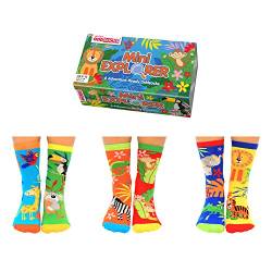 Mini Explorer Abenteuer Oddsocks Socken in 27-30,5 im 6er Set - Strumpf von United Oddsocks