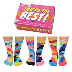 You're the Best Oddsocks Socken in 37-42 im 6er Set - Strumpf von United Oddsocks