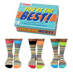 You're the Best Oddsocks Socken in 39-46 im 6er Set - Strumpf von United Oddsocks