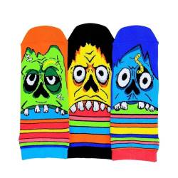 Zombie Füßlinge Oddsocks Socken in 39-46 im 3er Set - Strumpf von United Oddsocks