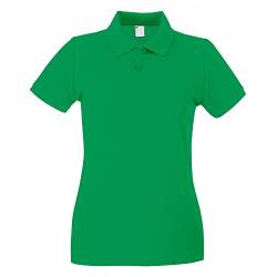 Universal Textiles Damen Polo-Shirt, Figurbetont, Kurzärmlig (Small) (Hellgrün) von Universal Textiles