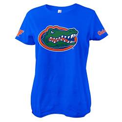 University of Florida Offizielles Lizenzprodukt Florida Gators Trademarks Damen T-Shirt (Blau), Small von University of Florida