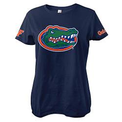 University of Florida Offizielles Lizenzprodukt Florida Gators Trademarks Damen T-Shirt (Marineblau), X-Large von University of Florida