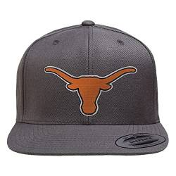 University of Texas Offizielles Lizenzprodukt Texas Longhorns Logo Premium Snapback Cap (Dunkelgrau), One Size von University of Texas