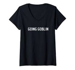 Damen Going Goblin - Goblin Core T-Shirt mit V-Ausschnitt von Unknown Designer