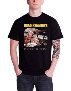 Dead Kennedys In God We Trust Official Herren Nue schwarz T Shirt von Unknown