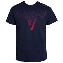 Van Halen Herren Van Halen – Classic Logo Short Sleeve T-Shirt Gr. XX-Large, Blau von Unknown
