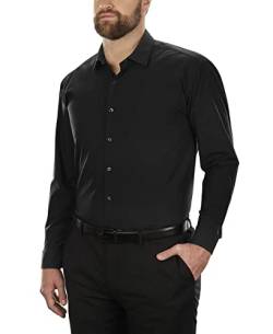 Unlisted by Kenneth Cole Herren Unlisted Dress Shirt Solid Smokinghemd, schwarz, (4XL Groß) 51 cm Hals 86/89 cm Ärmel von Unlisted by Kenneth Cole