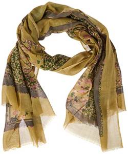 Unmade Copenhagen Women's FleurUM Scarf, Print Green/Rose, One Size von Unmade Copenhagen