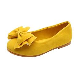 MäDchen Abendschuhe Prinzessin Schuhe, Mary Jane Schuhe Bowknot Halbschuhe Ballerinas Kinder Weichen Sohle Loafer Elegante Flach Einzelne Schuhe Hochzeit KostüM Schuhe Bohnen Schuhe Tanzschuhe von UnoSheng