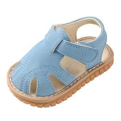 UnoSheng Sterntal Schuh Wanderer Sandalen Schuhe weiche erste Mädchen einzige rötliche Schuhe Baby-Schuhe Kinderschuhe Sportschuhe (Blue, 12-15 Months) von UnoSheng