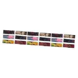 18 Stk elastische Turban-Stirnbänder dehnbare Stirnbänder für Frauen Sport Boho-Bandana Stirnband Haarbänder Tiara breiter Turban Kopfbedeckung für Frauen Tie-Dye Schal Damen von Unomor