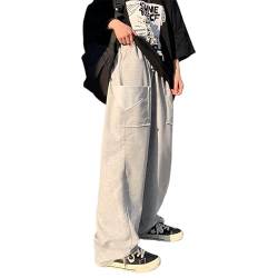 Unotobe Baggy Cargohose Damen Y2K Harajuku Weite Hose Herren Sweatpants Streetwear von Unotobe