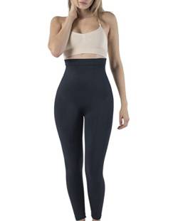 UnsichtBra Shapewear Damen Bauchweg Leggings | Figurformende Body Shaper Kompressionsleggins | Bauch Weg Shaping Leggins Hose Schwarz (sw_2400)(L (44-50),Schwarz) von UnsichtBra