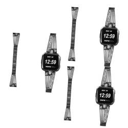 Uonlytech 3 Stk Bands Frauen Smartwatches für Frauen uhrenarmbänder Damenuhren Austausch des Armbandes Strass-Uhrenarmband Sektor Gurt Zinklegierung Anschauen Fräulein von Uonlytech
