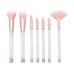 Uonlytech 7st Make-up-pinsel Mit Diy-griff Make-up-pinsel Für Frauen Dame Werkzeuge Treibsand-make-up-pinsel Kosmetikpinsel-set Glitzer-make-up-pinsel-kit Blitzanzug Haupt Handhaben Fräulein von Uonlytech