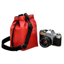 Umhängetasche aus Leder - Wasserdichte Kamerataschen aus Leder für Fotografen mit großem Fassungsvermögen,Kameratasche für Damen und Herren, Reisekameratasche für Reisen und Kameraaufbewahrung Uozonit von Uozonit