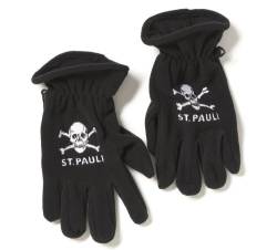 Upsolut FC St. Pauli - Totenkopf Handschuhe Fleece, schwarz, Grösse L/XL von Upsolut