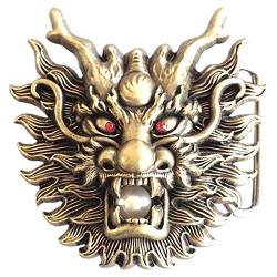 Asian Dragon I Gürtelschnalle für Wechselgürtel Buckle von Urban Backwoods