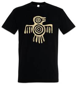 Urban Backwoods Aztec Bird II Herren T-Shirt Schwarz Größe S von Urban Backwoods