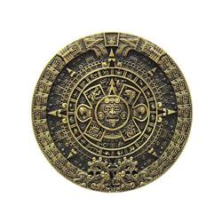 Urban Backwoods Aztec Calendar II Gürtelschnalle für Wechselgürtel Buckle von Urban Backwoods