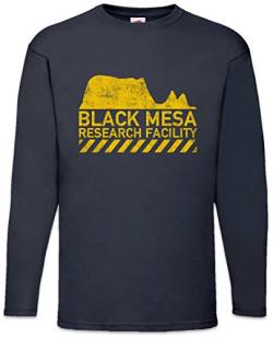 Urban Backwoods Black Mesa Herren Langarm T-Shirt Blau Größe L von Urban Backwoods