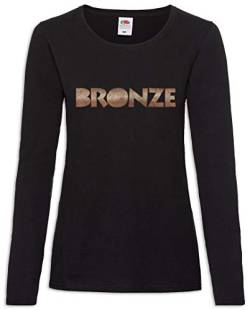 Urban Backwoods Bronze Damen Langarm T-Shirt Schwarz Größe L von Urban Backwoods