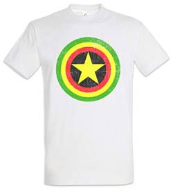 Urban Backwoods Captain Rasta Herren T-Shirt Weiß Größe M von Urban Backwoods