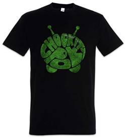 Urban Backwoods Chookity Pok Mooncake Herren T-Shirt Schwarz Größe M von Urban Backwoods