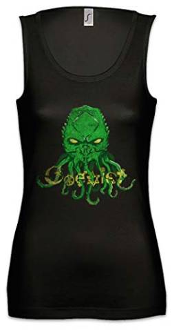 Urban Backwoods Cthulhu Coexist Damen Frauen Tank Top Shirt Schwarz Größe XL von Urban Backwoods