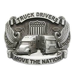 Urban Backwoods Druck Drivers Move The Nation II Gürtelschnalle für Wechselgürtel Buckle von Urban Backwoods