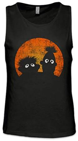 Urban Backwoods E & B Puppets Herren Männer Tank Top Training Shirt Schwarz Größe 3XL von Urban Backwoods