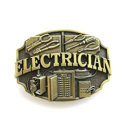 Urban Backwoods Electrician V Gürtelschnalle für Wechselgürtel Buckle von Urban Backwoods