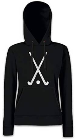 Urban Backwoods Field Hockey Tools Damen Kapuzenpullover Hoodie Schwarz Größe M von Urban Backwoods