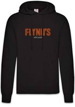 Urban Backwoods Flynn`S Arcade Hoodie Kapuzenpullover Sweatshirt Schwarz Größe L von Urban Backwoods