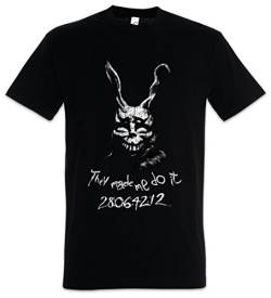 Urban Backwoods Frank The Rabbit Herren T-Shirt Schwarz Größe 4XL von Urban Backwoods