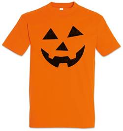 Urban Backwoods Glowing Halloween Pumpkin IV Herren T-Shirt Orange Größe 5XL von Urban Backwoods