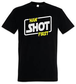 Urban Backwoods Han Shot First Herren T-Shirt Schwarz Größe M von Urban Backwoods