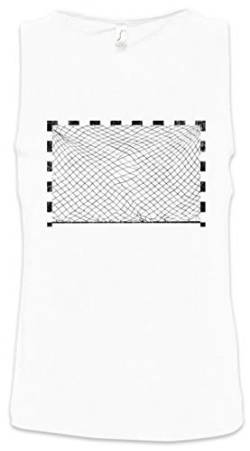 Urban Backwoods Handball Goal Herren Männer Tank Top Training Shirt Weiß Größe 2XL von Urban Backwoods