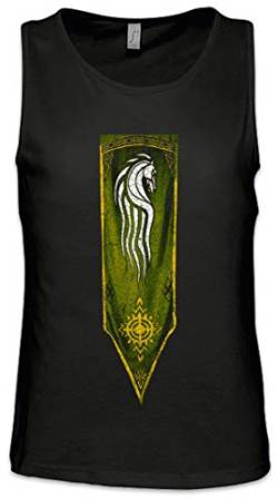 Urban Backwoods Horse Banner Herren Männer Tank Top Training Shirt Schwarz Größe 5XL von Urban Backwoods