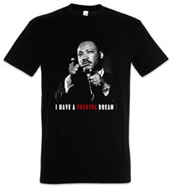 Urban Backwoods I Have A Fucking Dream Herren T-Shirt Schwarz Größe 3XL von Urban Backwoods