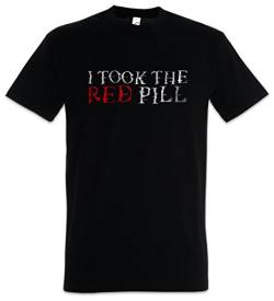 Urban Backwoods I Took The Red Pill Herren T-Shirt Schwarz Größe 4XL von Urban Backwoods