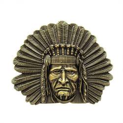 Urban Backwoods Indian Chief III Gürtelschnalle für Wechselgürtel Buckle von Urban Backwoods