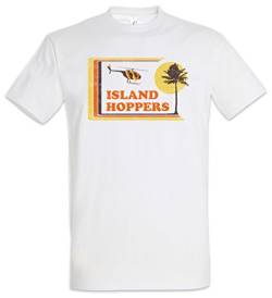 Urban Backwoods Island Hoppers Hawaii Herren T-Shirt Weiß Größe L von Urban Backwoods