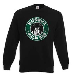 Urban Backwoods Korova Milk Bar Sweatshirt Pullover Schwarz Größe 3XL von Urban Backwoods