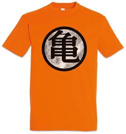 Urban Backwoods Orange Master Goku Vintage Herren T-Shirt Orange Größe M von Urban Backwoods